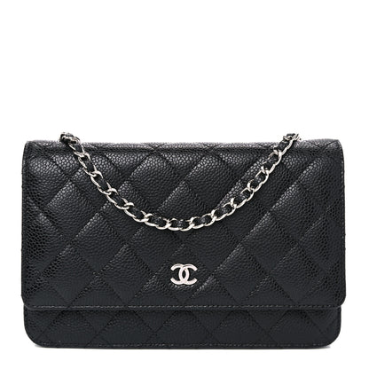 Chanel Caviar Quilted Wallet On Chain WOC Black 1 of 15