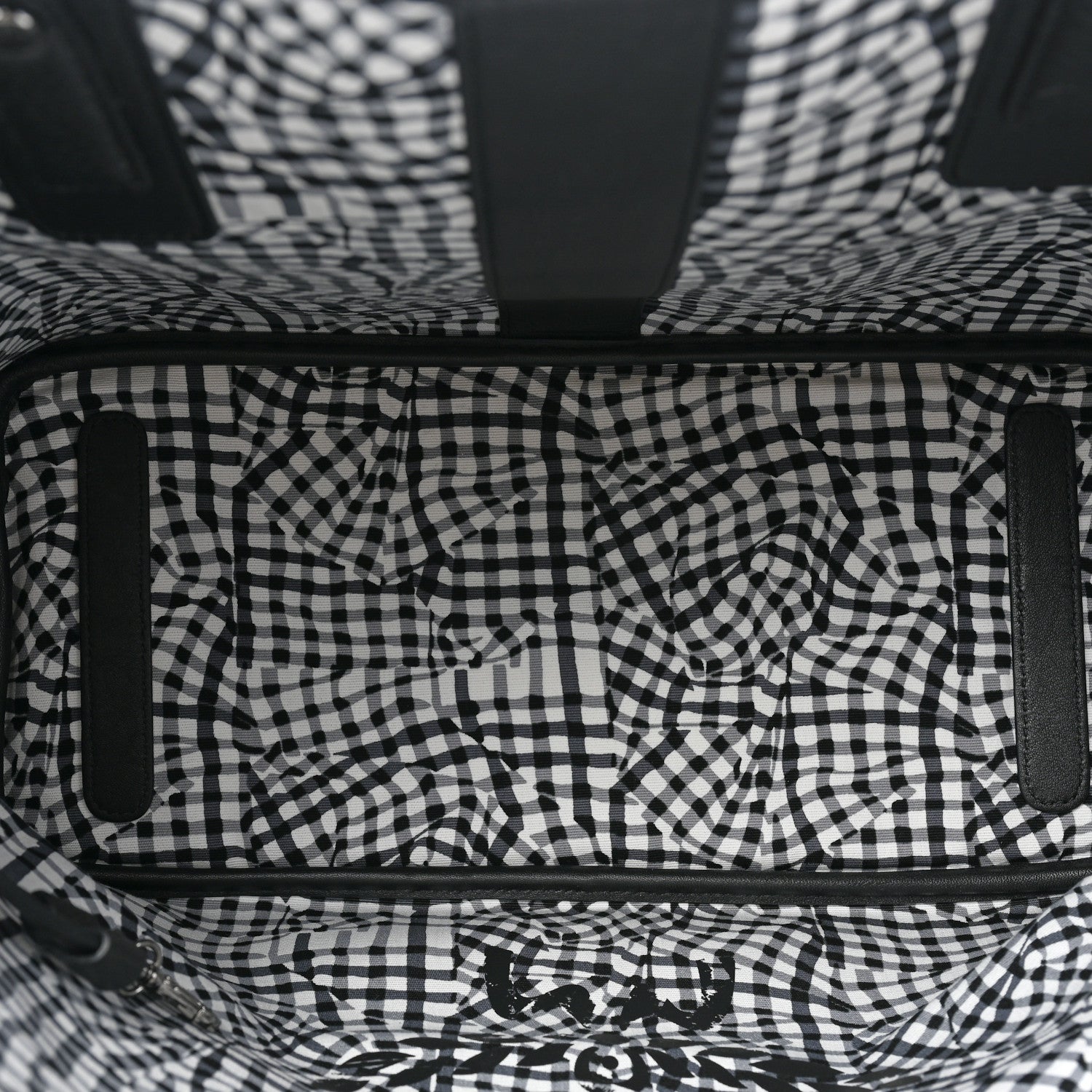 MCM Visetos Medium Liz Reversible Shopper Tote Black 9 of 16