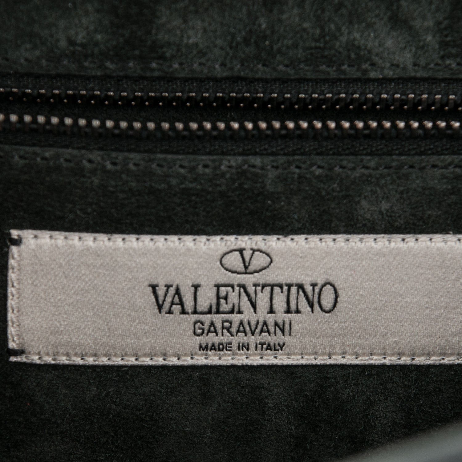 Valentino Garavani Pebbled Calfskin Star Studded Medium Lock Flap Black 6 of 6