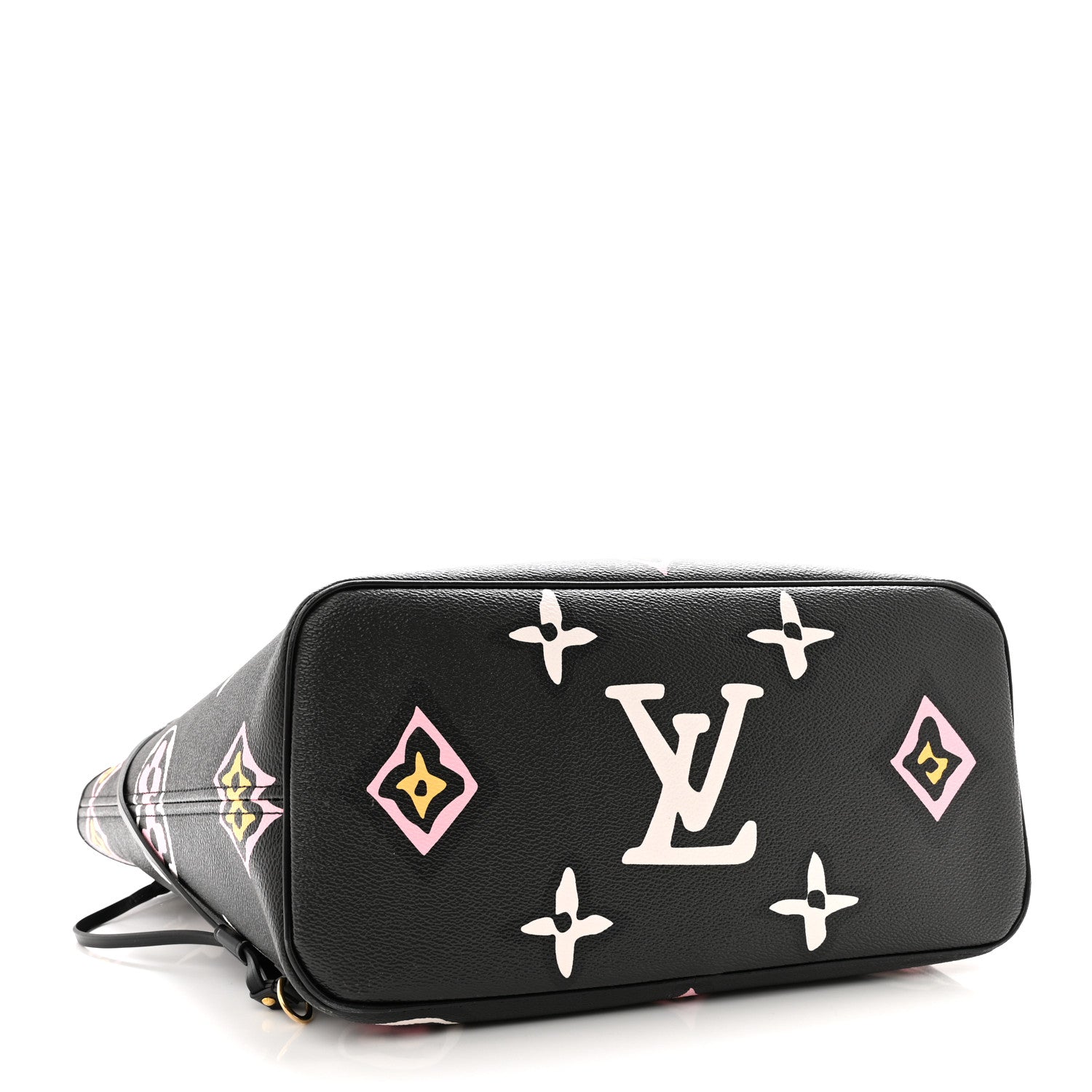 Louis Vuitton Monogram Giant Wild at Heart Neverfull MM Black 5 of 11
