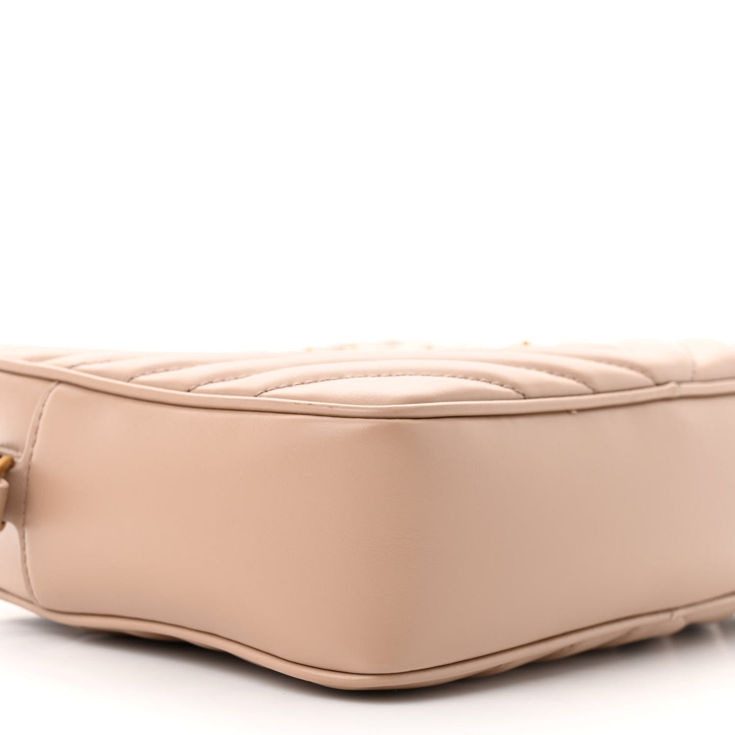 Calfskin Matelasse Monogram Lou Camera Bag Dark Beige