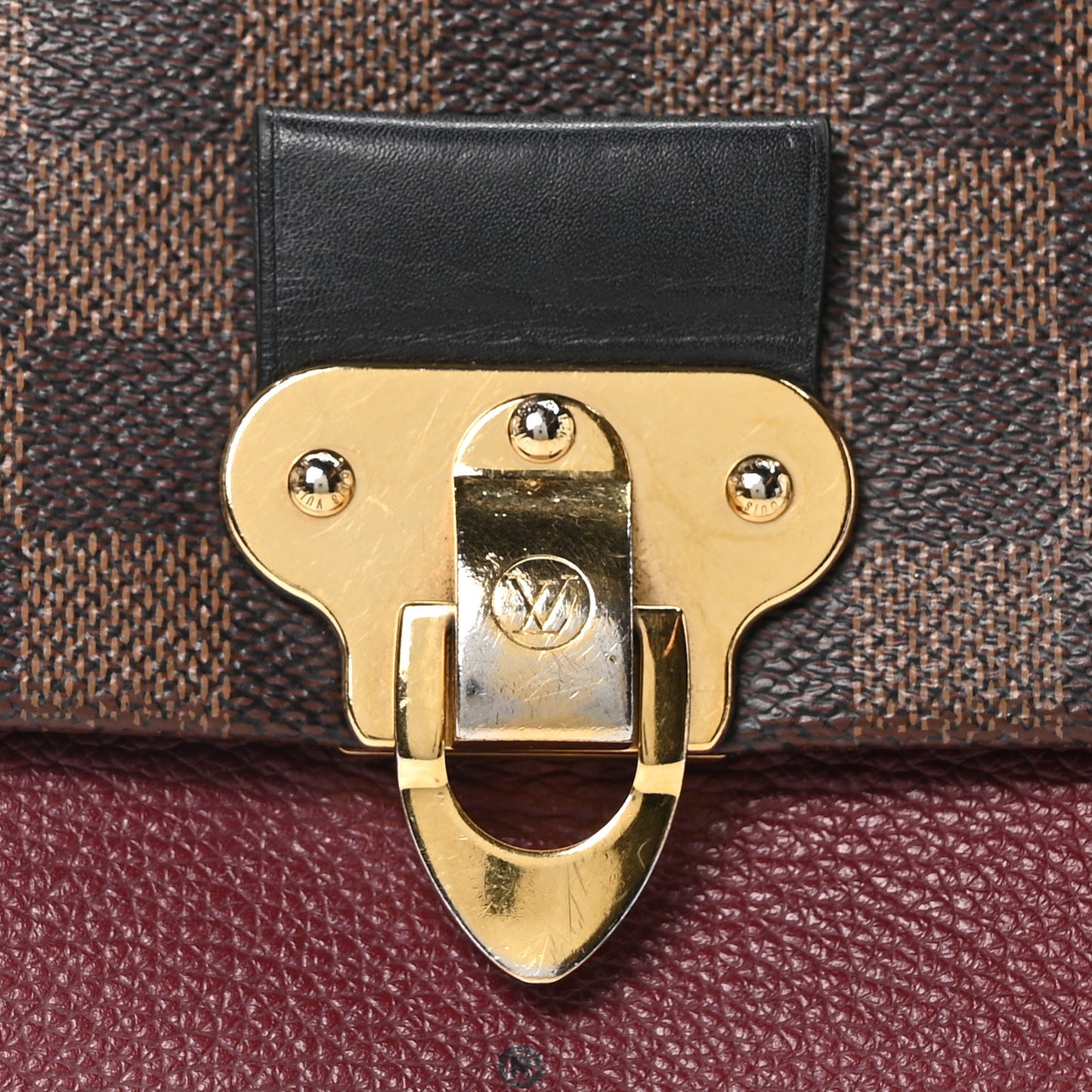 Damier Ebene Vavin PM Bordeaux