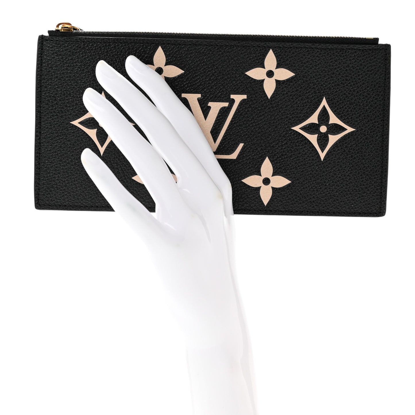 Empreinte Monogram Giant Crafty Pochette Felicie Zippered Insert Black