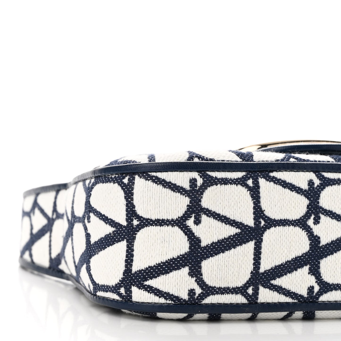 Toile Iconographe Cotton Vlogo Small Loco Hobo Bag White Worker