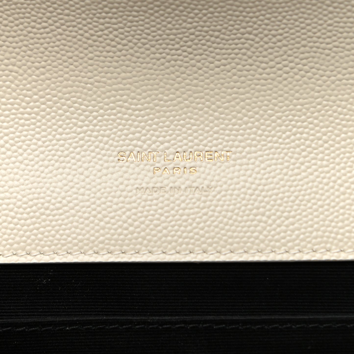 Grain De Poudre Textured Mixed Matelasse Triquilt Monogram Clutch Blanc Vintage