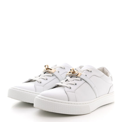 Hermes Calfskin Day Sneakers 39 White 3 of 11