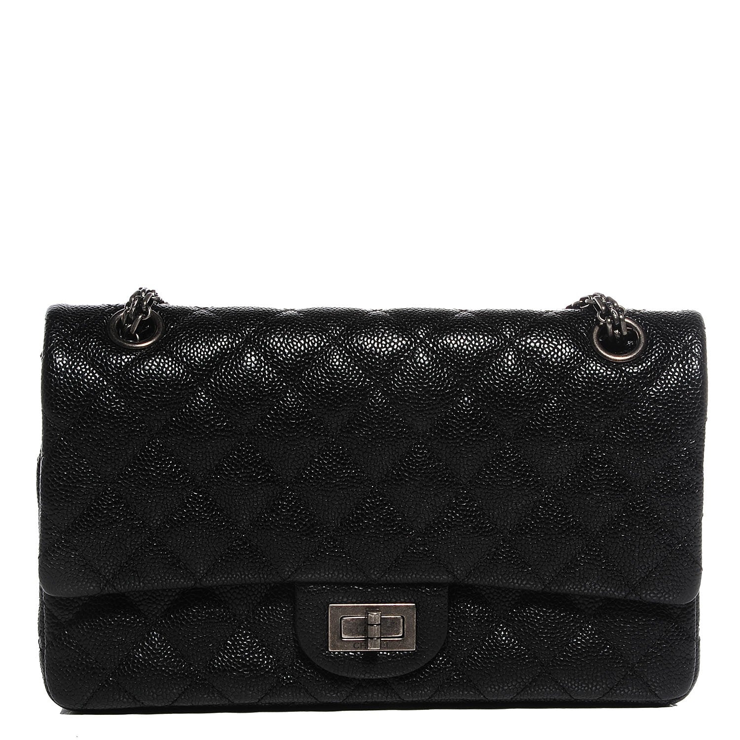 Chanel Caviar Quilted 2.55 Reissue 225 Flap Black 1 of 9