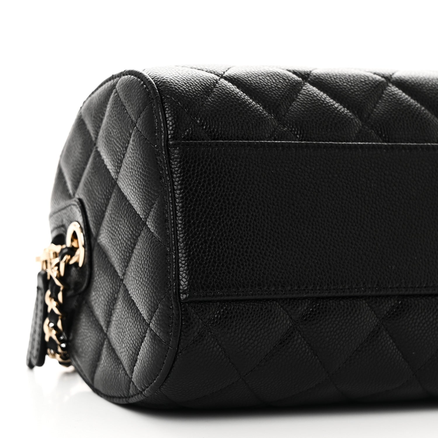 Chanel Caviar Quilted Classic Clutch with Chain Black 9 of 10