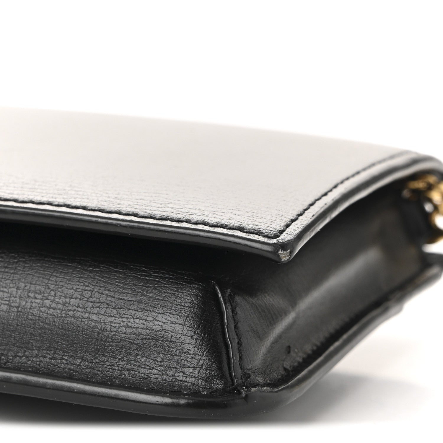 Saint Laurent Smooth Calfskin Monogram Phone Holder Crossbody Black 10 of 11