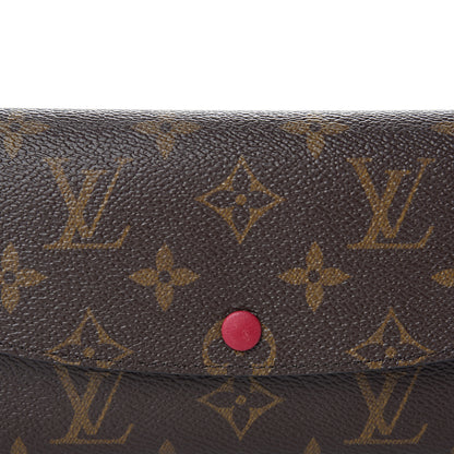Louis Vuitton Monogram Emilie Wallet Fuchsia 8 of 10