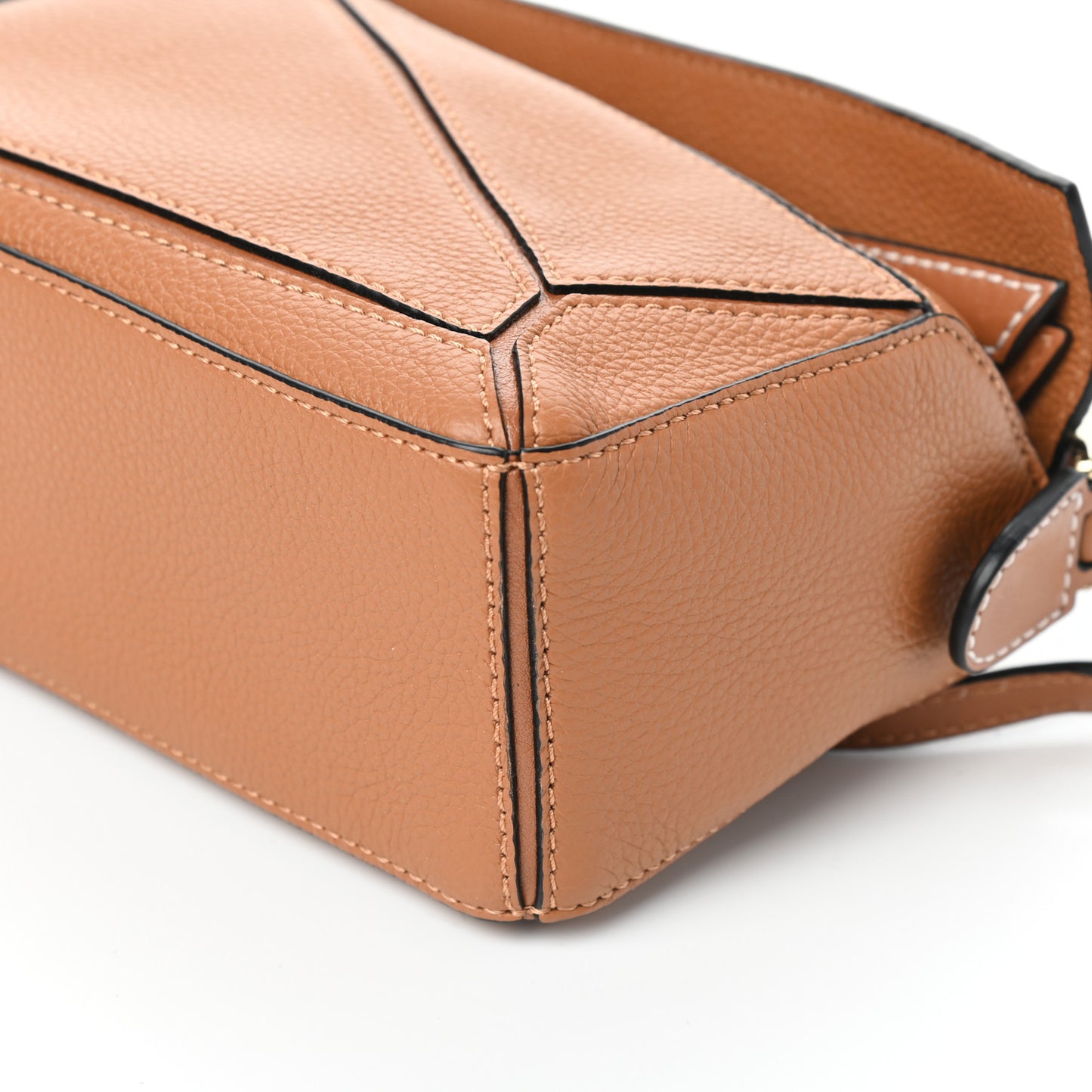 Calfskin Mini Puzzle Bag Tan