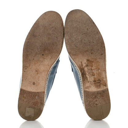 Hermes Denim Canvas Mens Trip Espadrilles 43 Bleu Clair 5 of 12