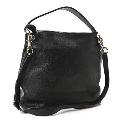 Gucci Pebbled Calfskin Large Soho Hobo Black 3 of 10