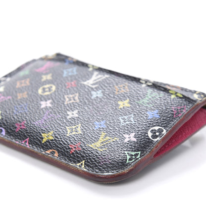 Louis Vuitton Monogram Multicolor Key Pouch Black Grenade 10 of 12