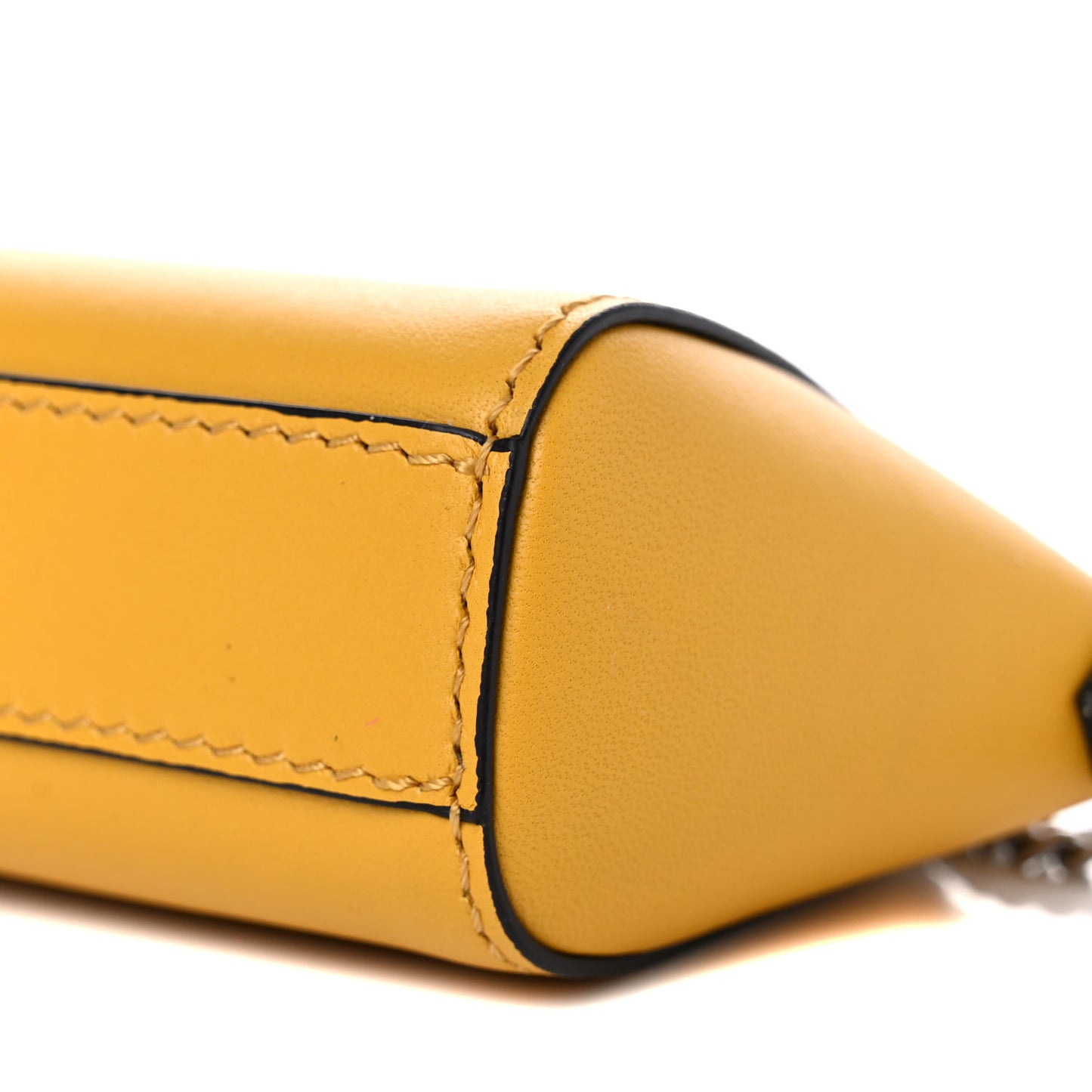 Lambskin Baby Antigona Dark Yellow