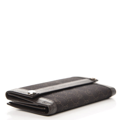 Gucci Monogram Continental Charmy Wallet Dark Brown 4 of 6