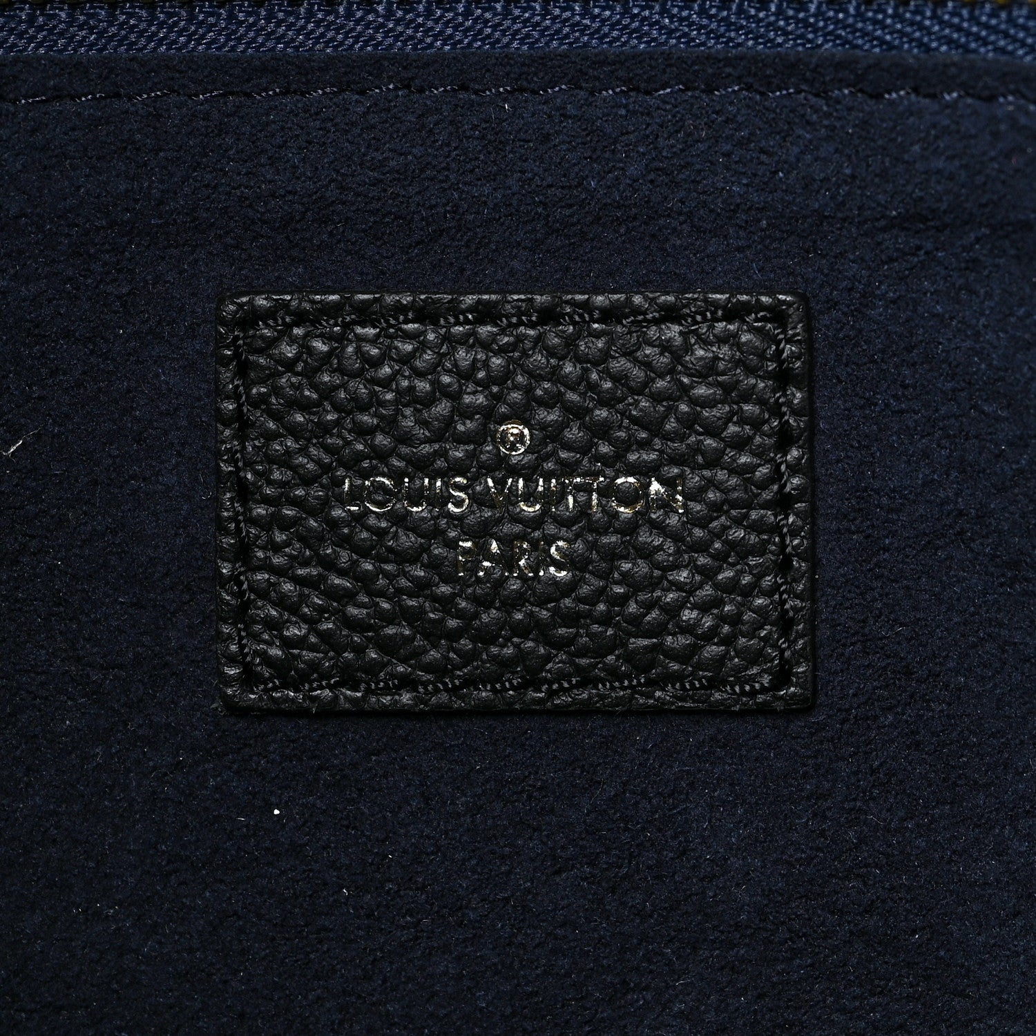 Louis Vuitton Empreinte Monogram Giant Neverfull MM Black 8 of 11