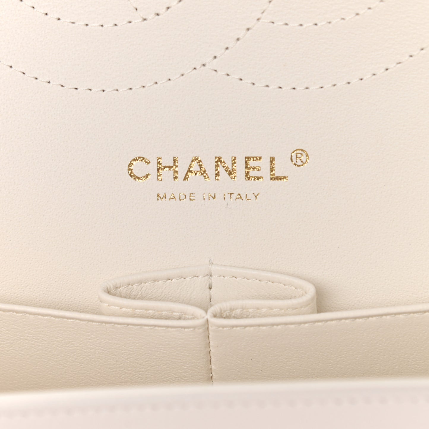 Caviar Quilted Jumbo Double Flap White