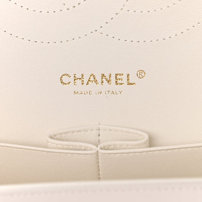 Chanel Caviar Quilted Jumbo Double Flap White 6 of 11