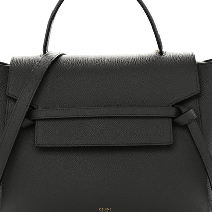 Celine Grained Calfskin Mini Belt Bag Grey 8 of 10