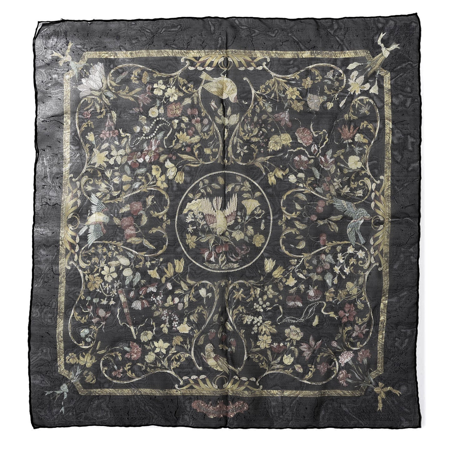 Silk Mousseline Pierres d'Orient et d'Occident Pocket Square