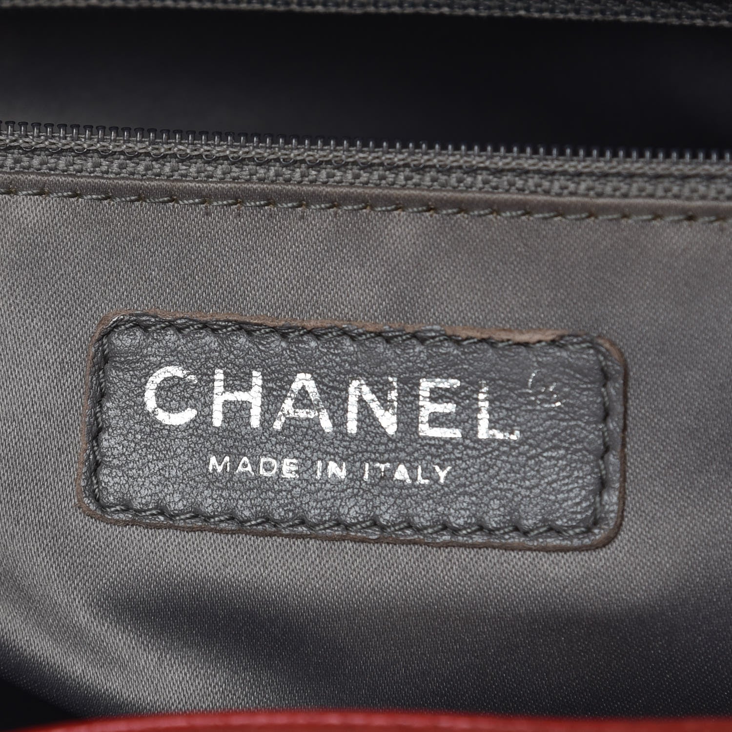 Chanel Caviar Quilted XL Grand Shopping Tote GST Red 7 of 8