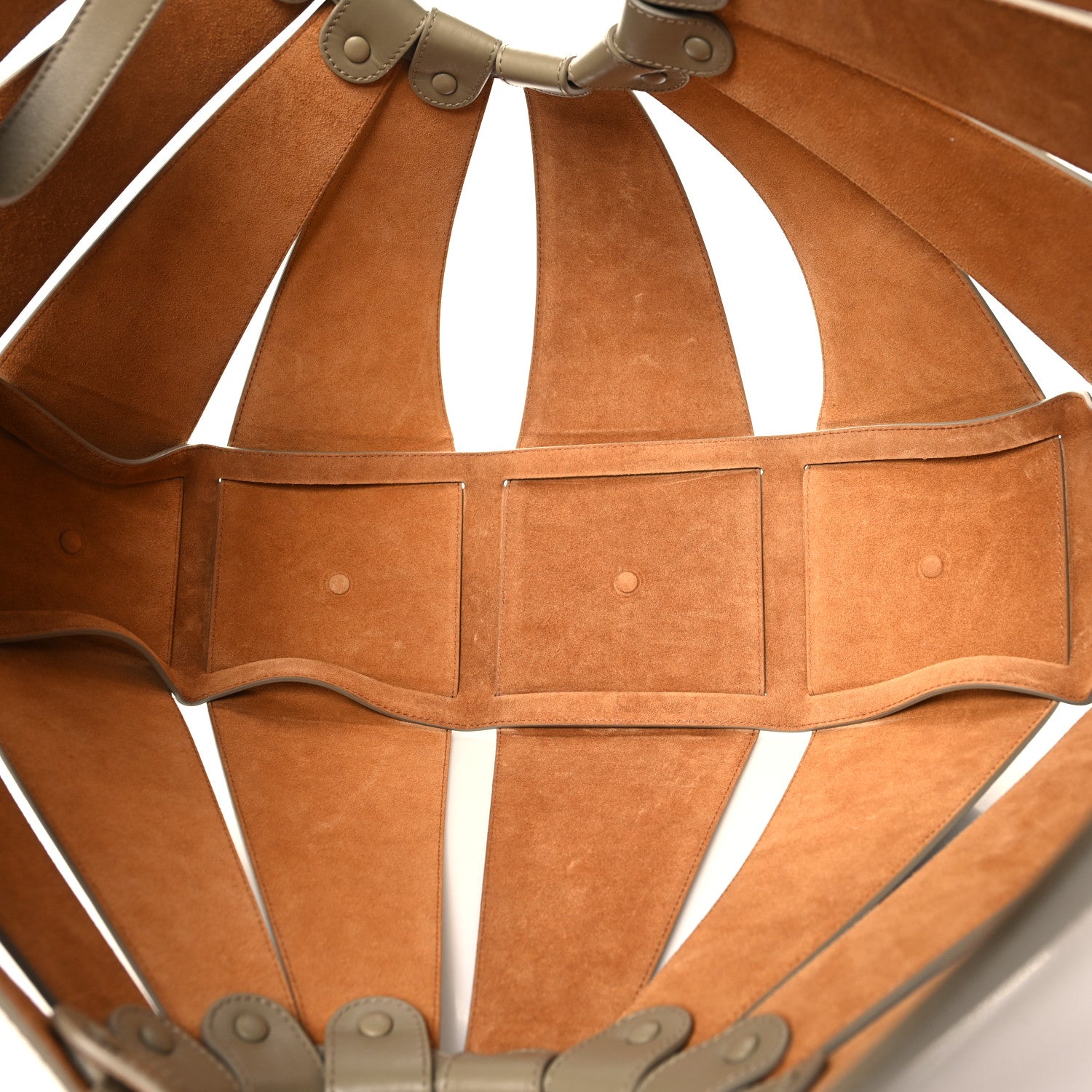 Bottega Veneta French Calfskin Large Shell Bag Taupe 7 of 12