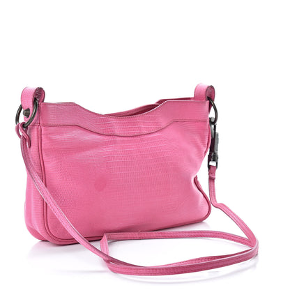 Balenciaga Agneau Lizard Embossed Classic Hardware Hip Hip Pink 3 of 14