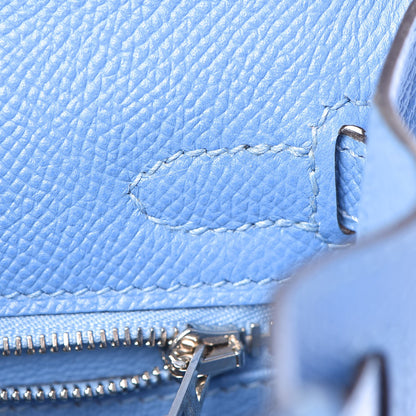 Hermes Epsom Kelly Sellier 25 Bleu Paradis 27 of 39