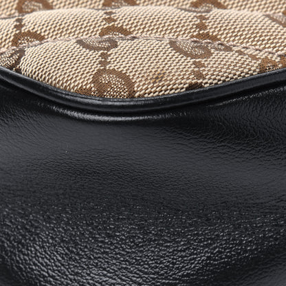 Gucci Monogram Matelasse Diagonal Small GG Marmont Chain Shoulder Bag Beige Black 9 of 15