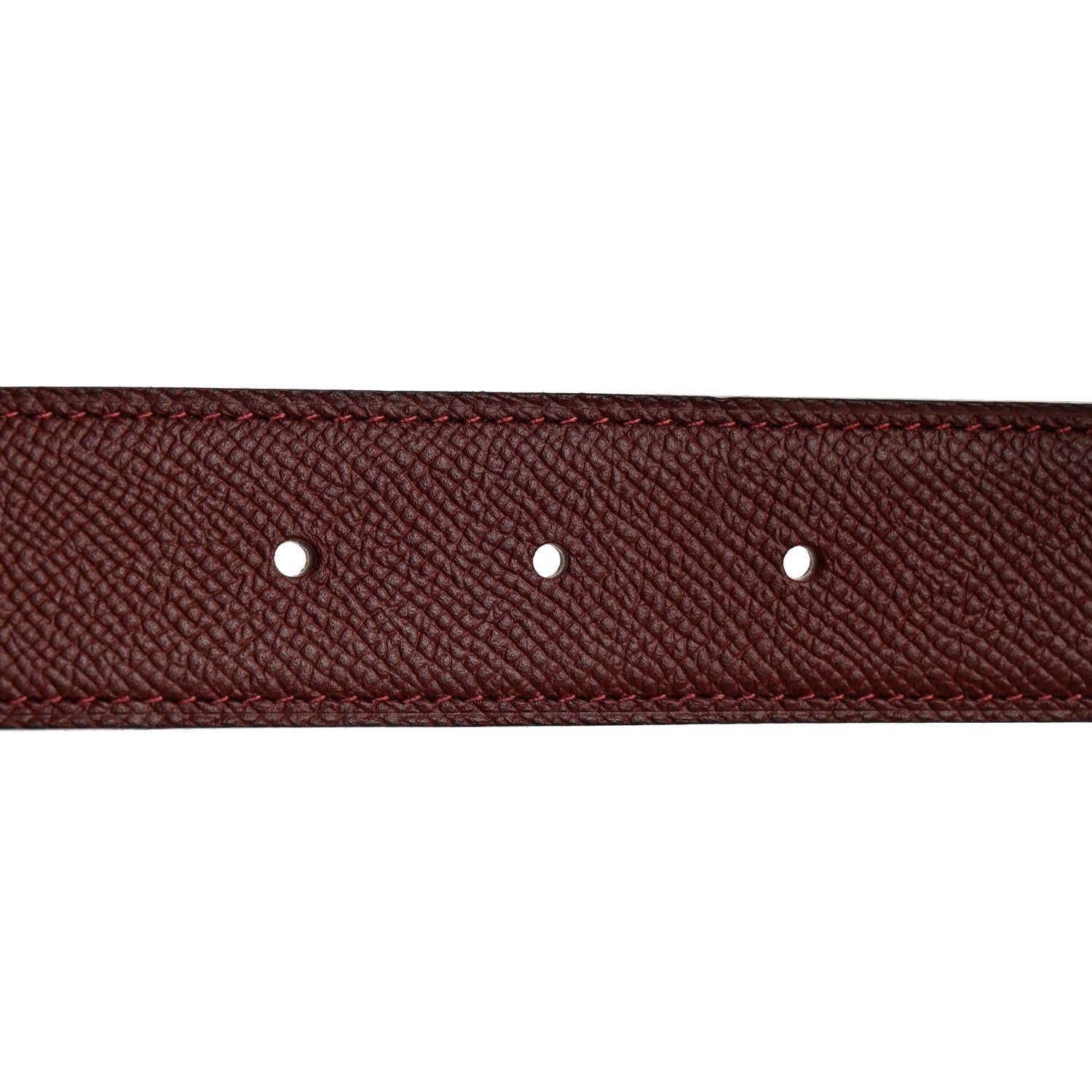 Hermes Epsom 32mm Belt Strap 85 80/32 Rouge H Gold 3 of 7