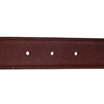 Hermes Epsom 32mm Belt Strap 85 80/32 Rouge H Gold 3 of 7