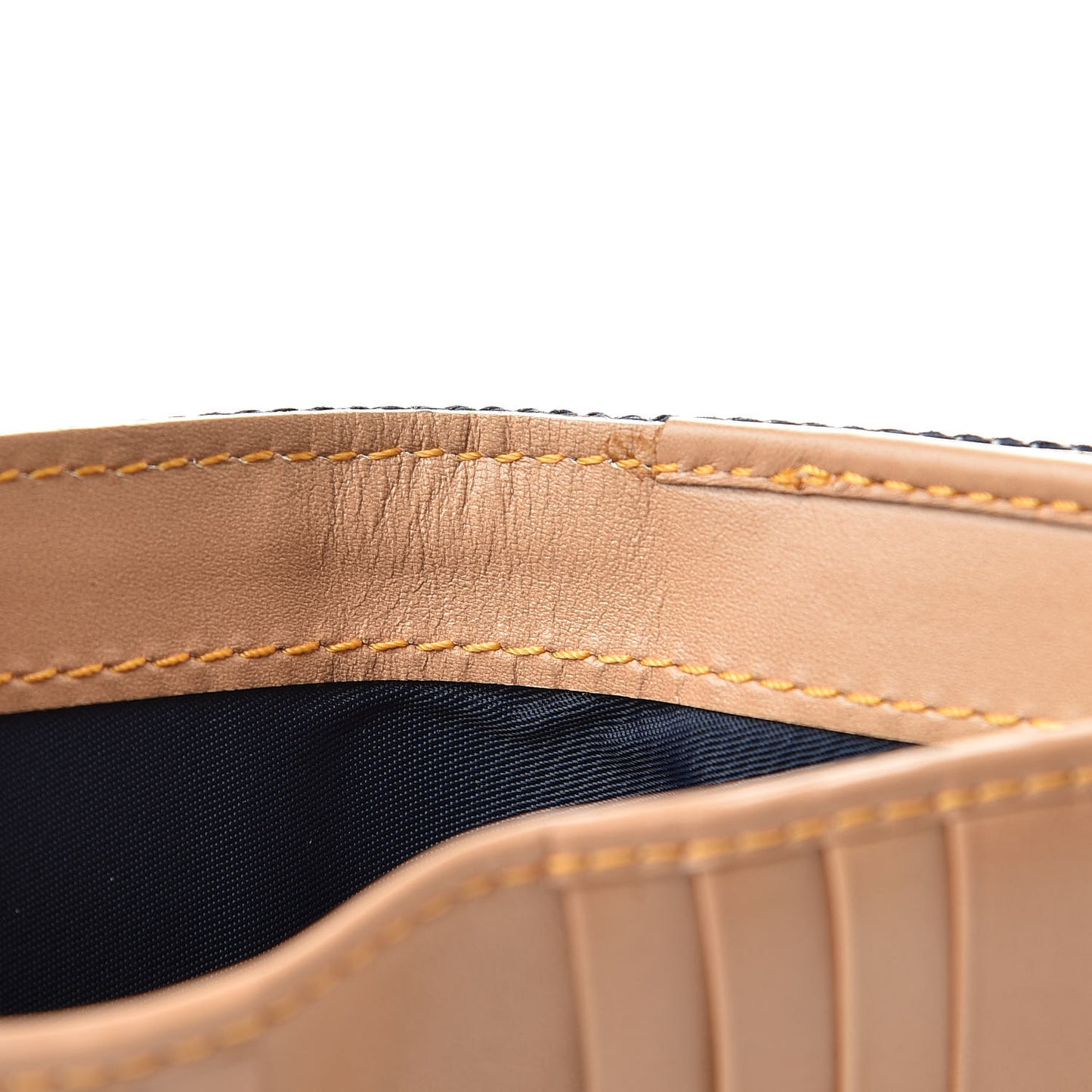 Denim Compact Saddle Wallet Blue