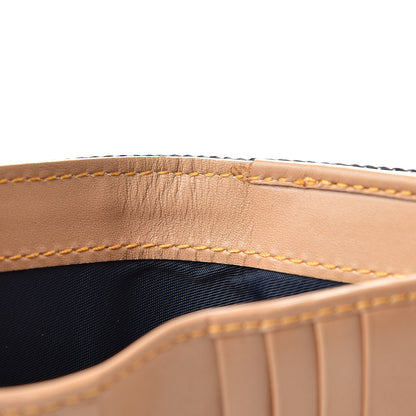 Christian Dior Denim Compact Saddle Wallet Blue 10 of 10