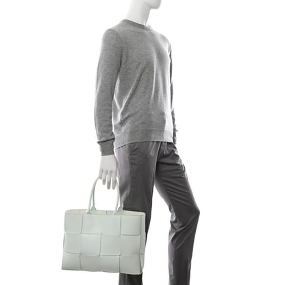 Bottega Veneta Nappa Maxi Intrecciato Mens Arco Tote Glacier 2 of 12