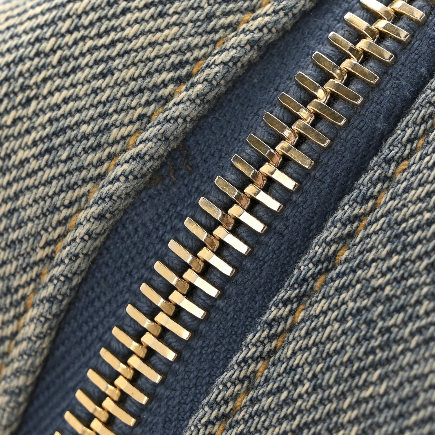 Saint Laurent Denim Matelasse Quilted Summer Embroidered Classic Monogram Camera Bag Blue 14 of 14