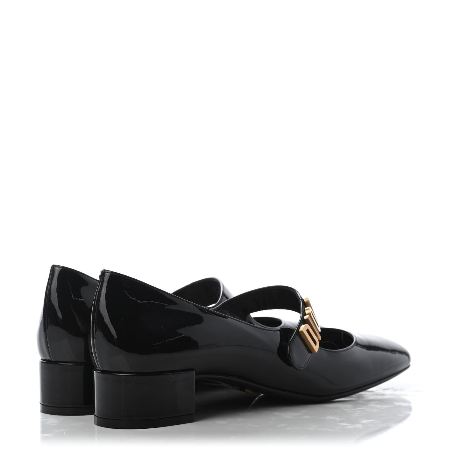 Christian Dior Patent Baby-D Ballet Pumps 40.5 Black 3 of 4