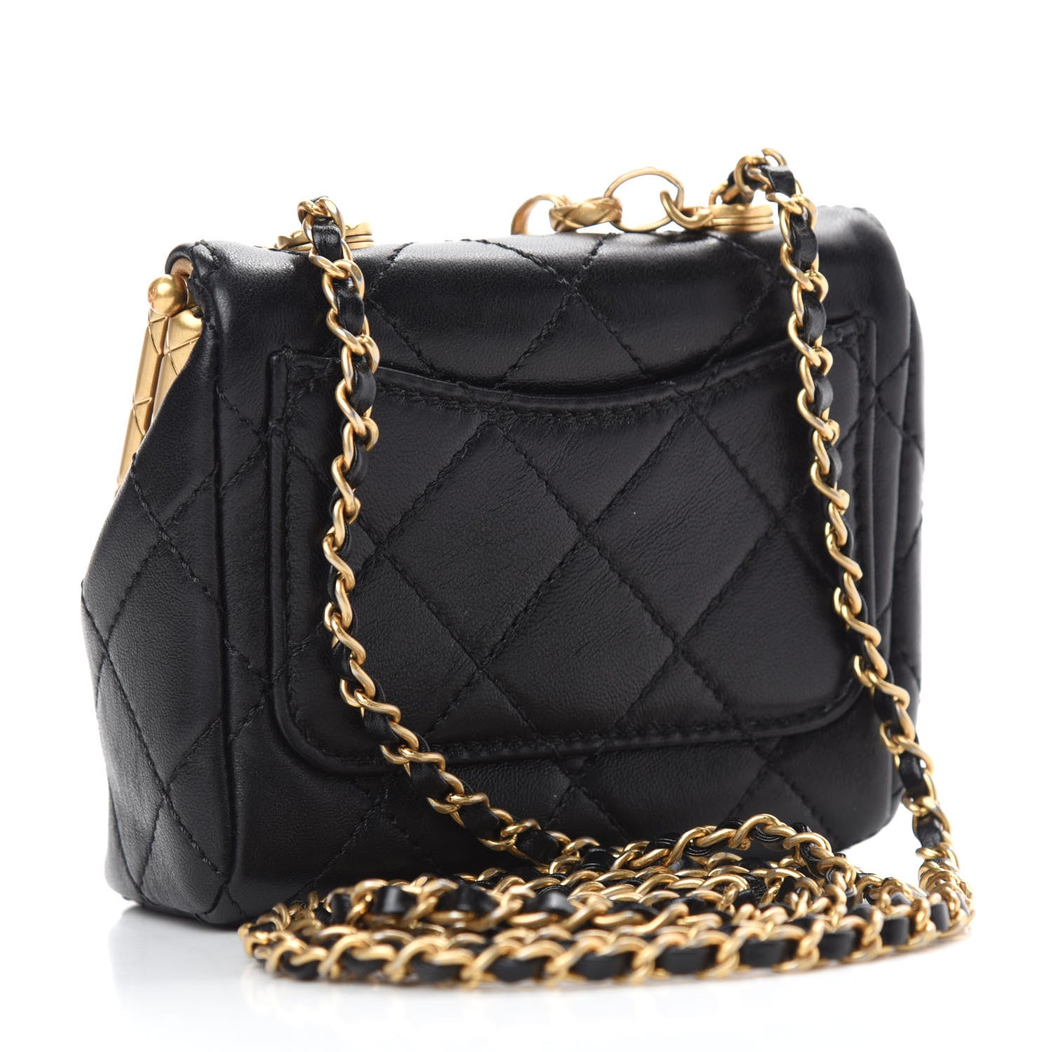 Chanel Lambskin Quilted Small My Crush Bag Black 3 of 11