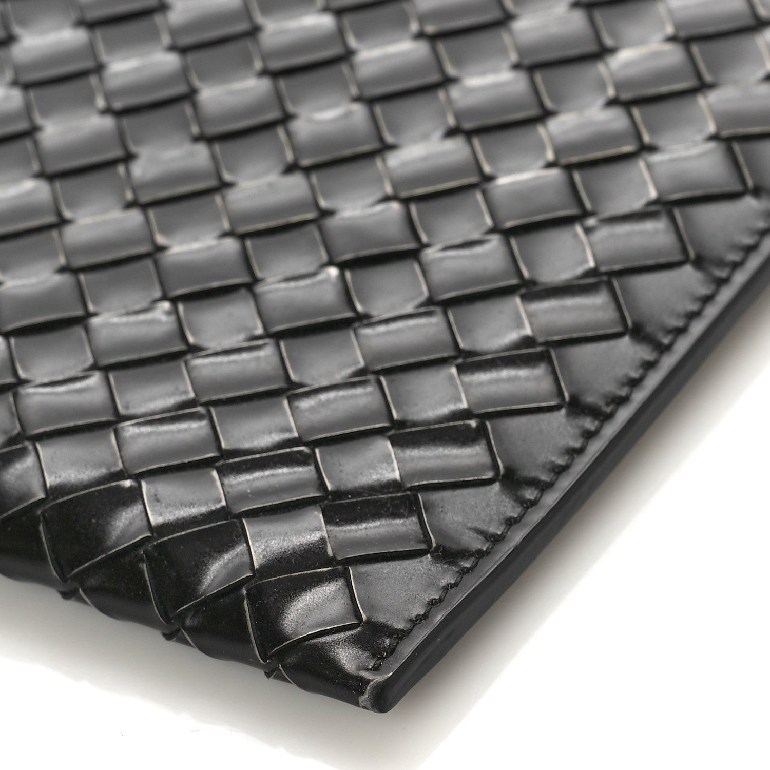 Bottega Veneta Nappa Intrecciato Flat Zip Pouch Black 8 of 8