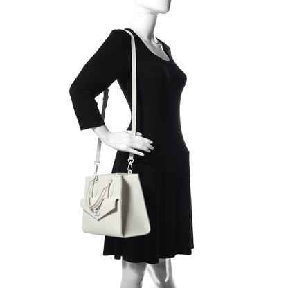 Louis Vuitton Soft Calfskin Lockme Tote PM White 2 of 10