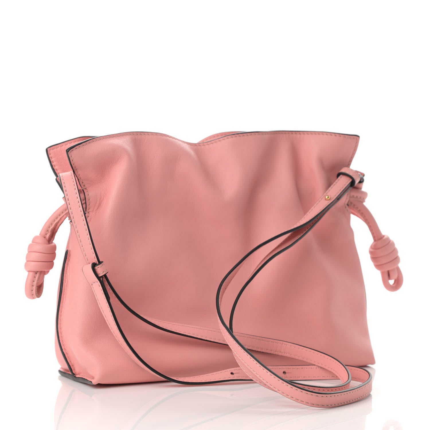 Loewe Calfskin Mini Flamenco Knot Clutch Blossom 3 of 12