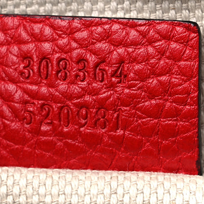 Gucci Pebbled Calfskin Small Soho Disco Bag Tabasco Red 7 of 16