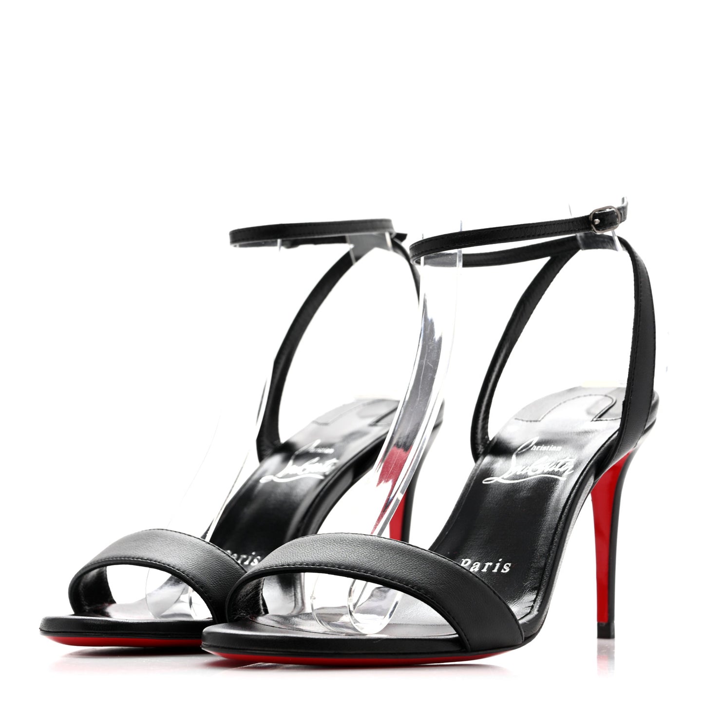 Nappa Loubigirl 85 Sandals 36.5 Black