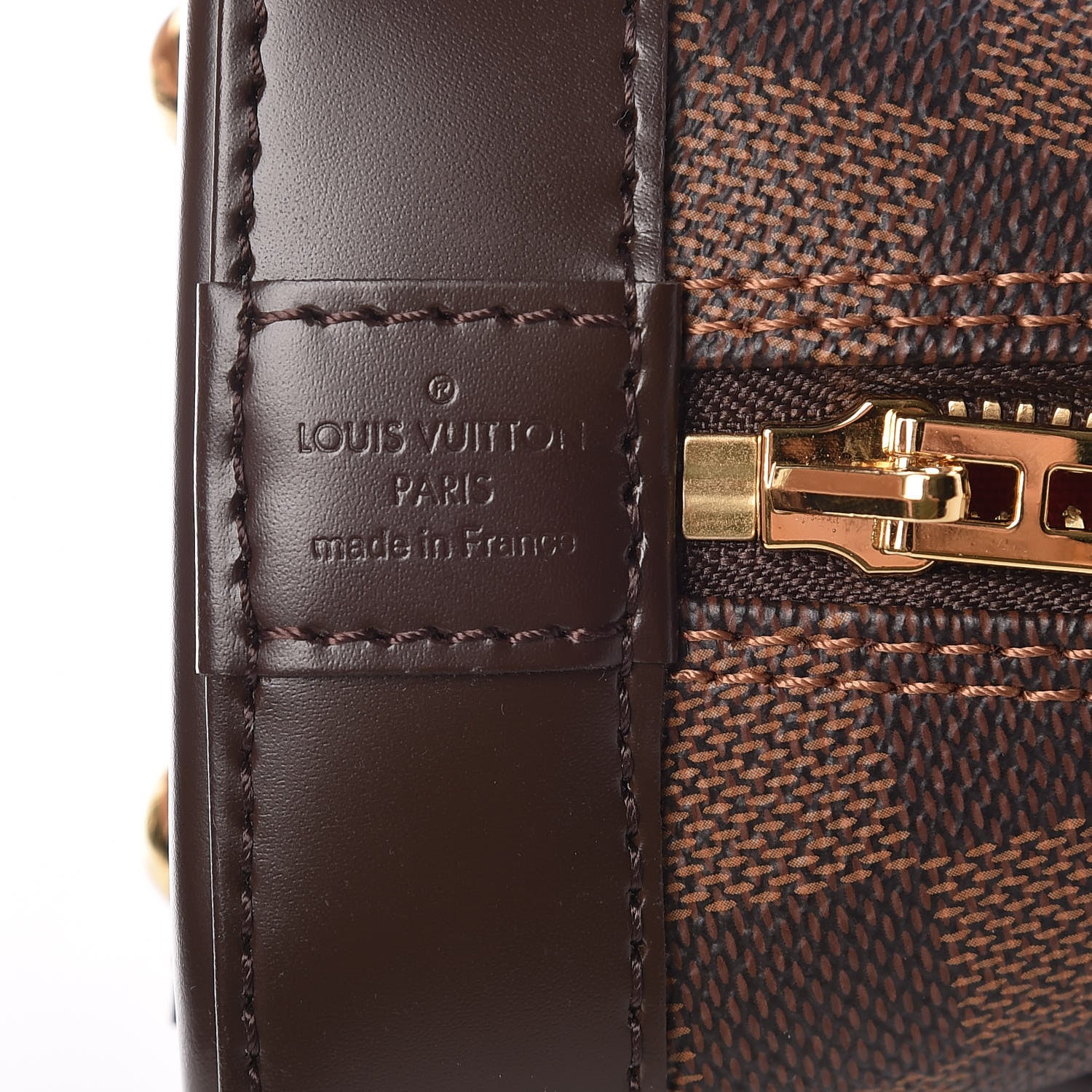 Louis Vuitton Damier Ebene Alma BB 6 of 9