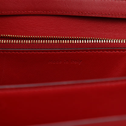 Celine Box Calfskin Medium Classic Box Flap Bag Red 7 of 8