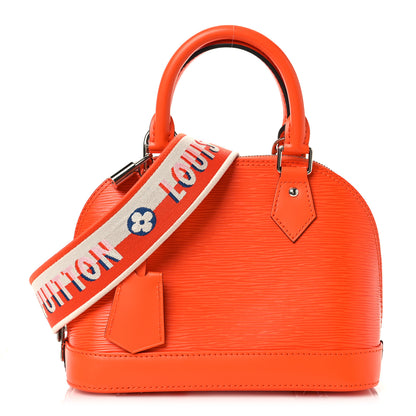 Louis Vuitton Epi Jacquard Alma BB Orange 1 of 7