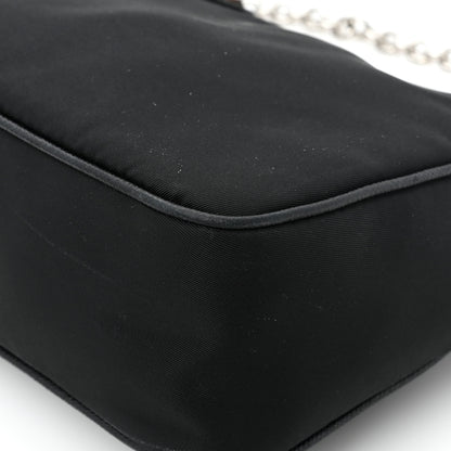Prada Nylon Re-Edition 2005 Shoulder Bag Black 10 of 13