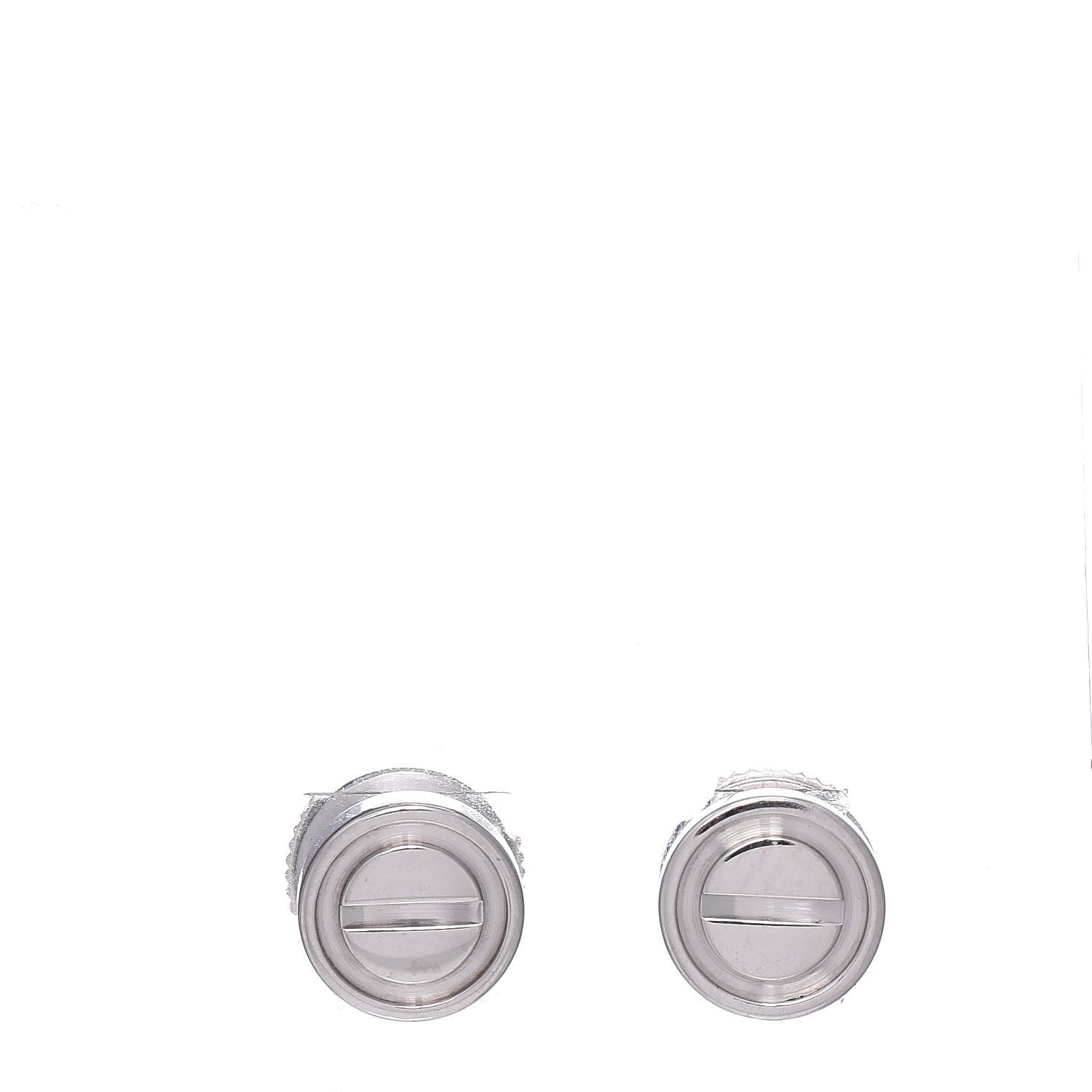 Cartier 18K White Gold LOVE Earrings 1 of 4