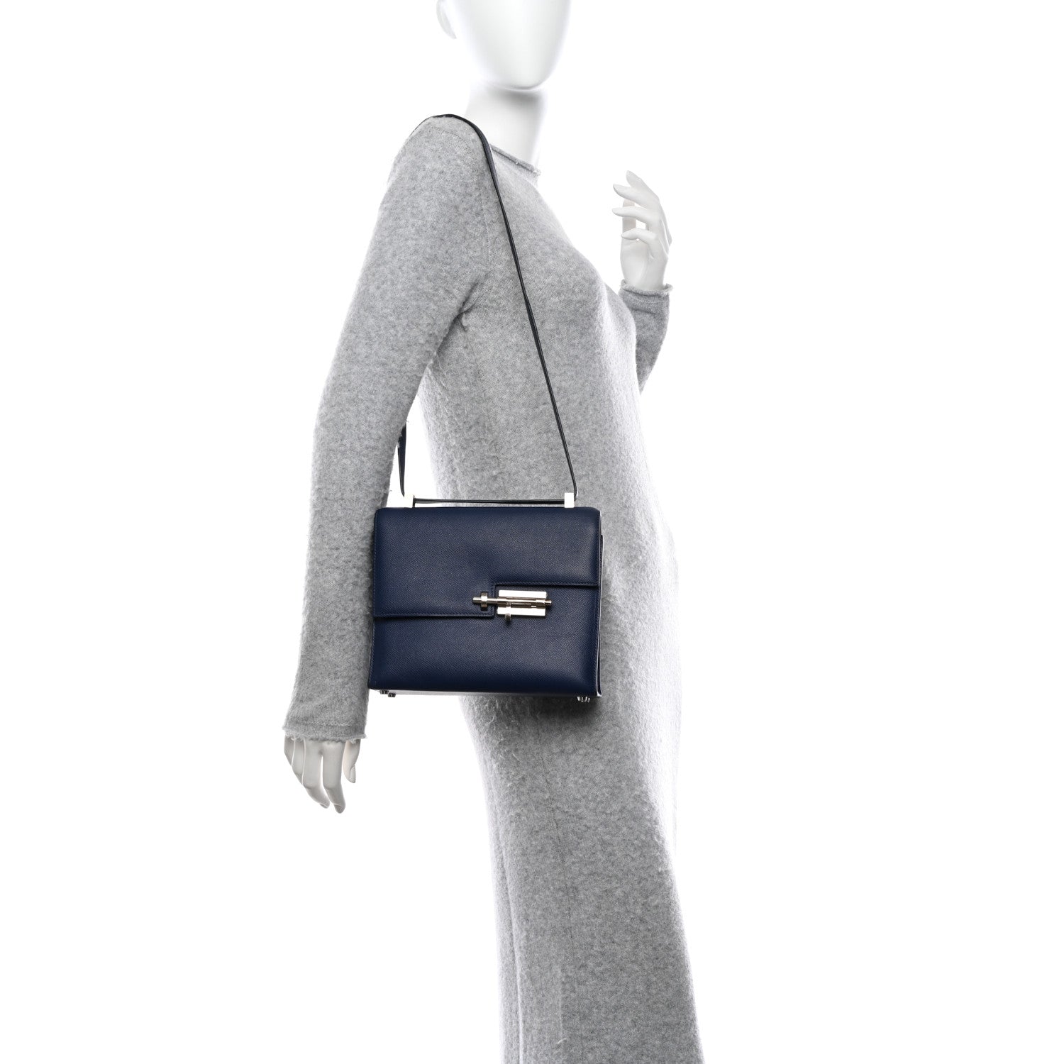 Hermes Allegro Verrou 21 Bleu Encre 2 of 11