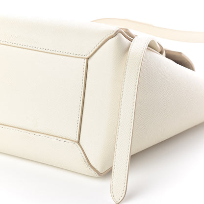 Celine Baby Grained Calfskin Micro Belt Bag White 10 of 19